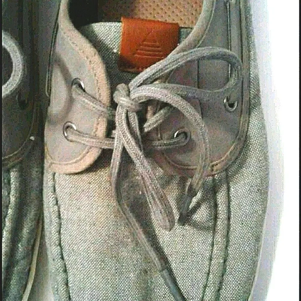 Aldo Tancredo Light Gray Preppy Everyday Boardwalk Boat Shoes 11